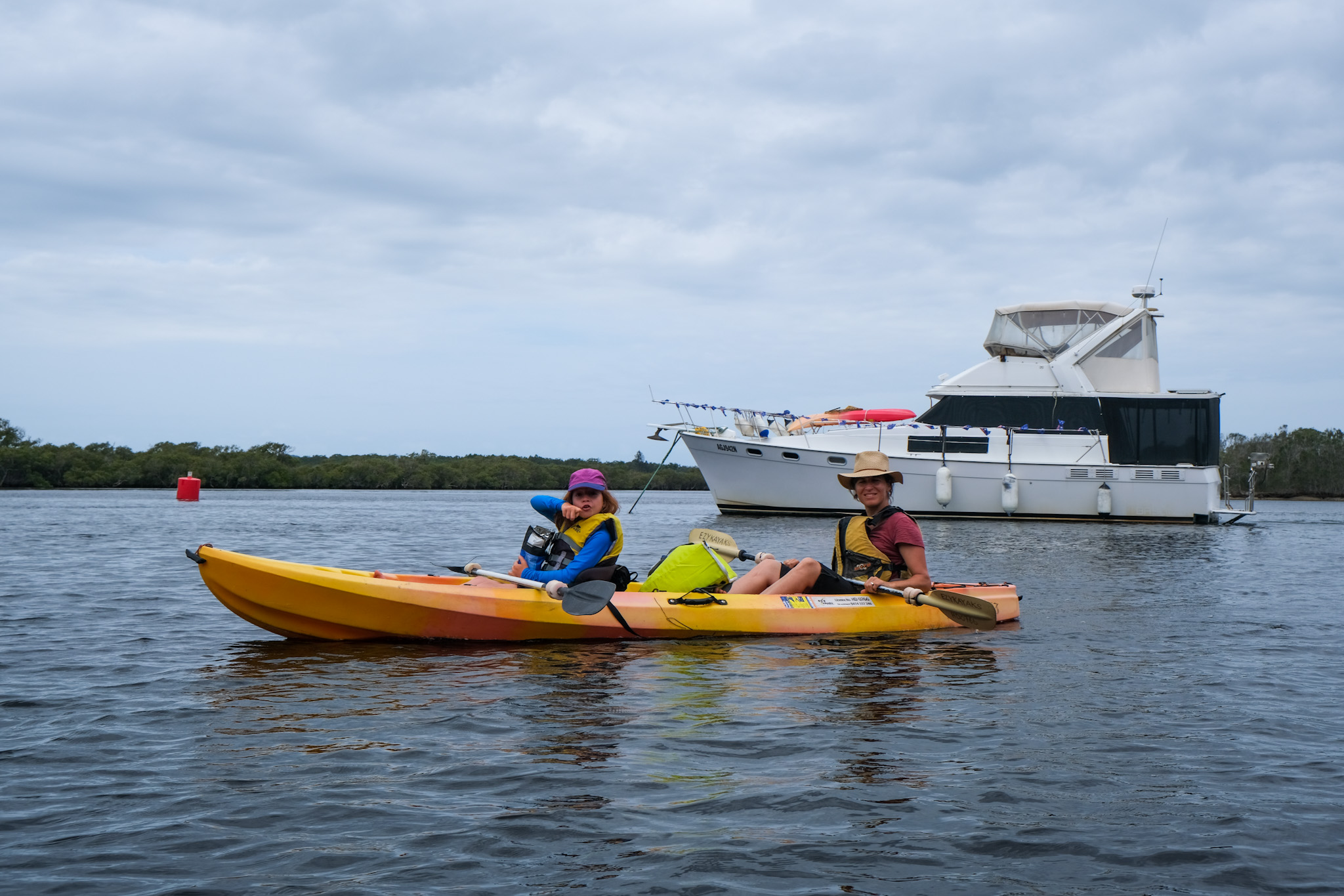 Kayak dans la mangrove
